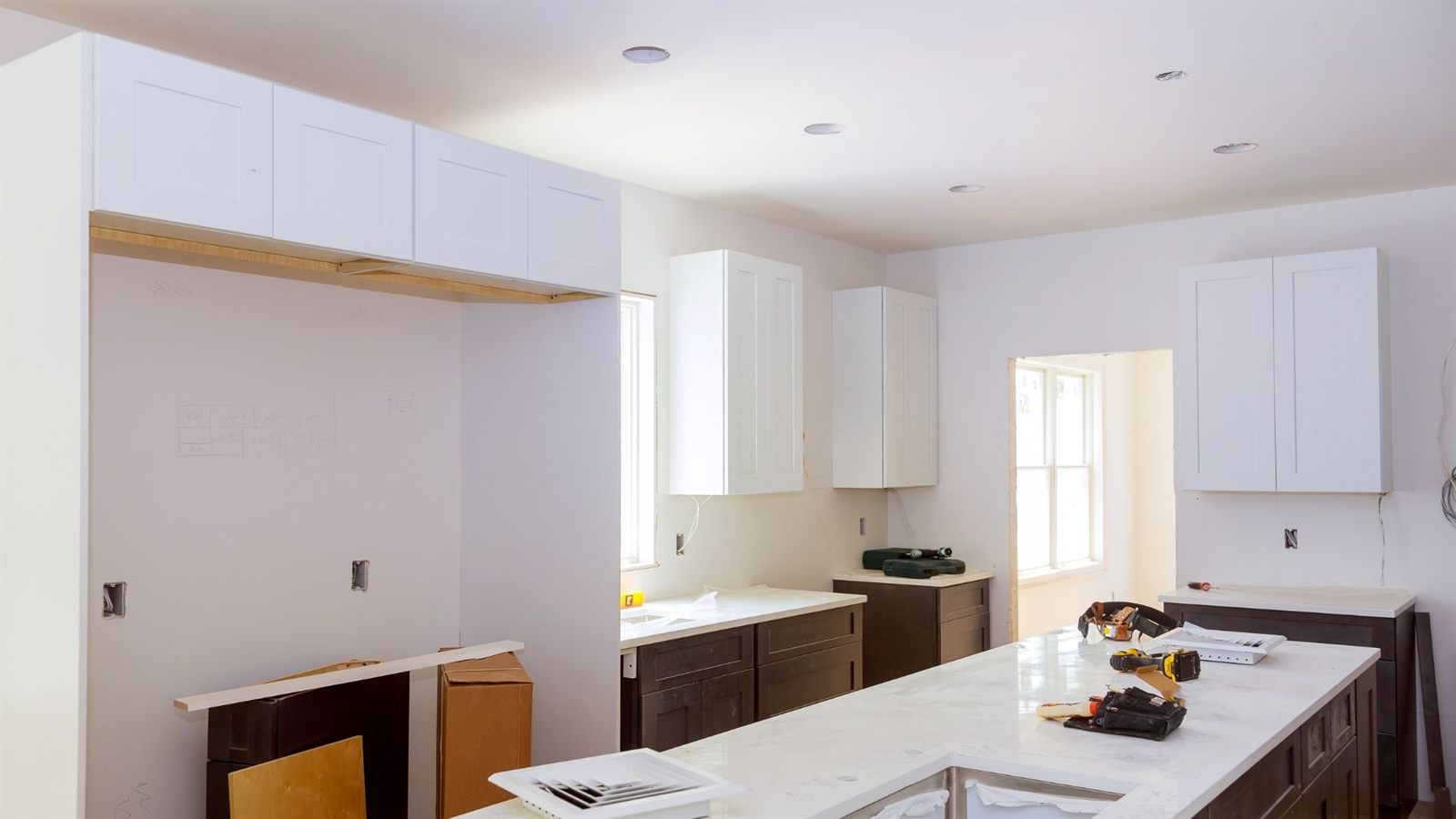 Open concept remodel